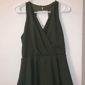 Olive Green Romper